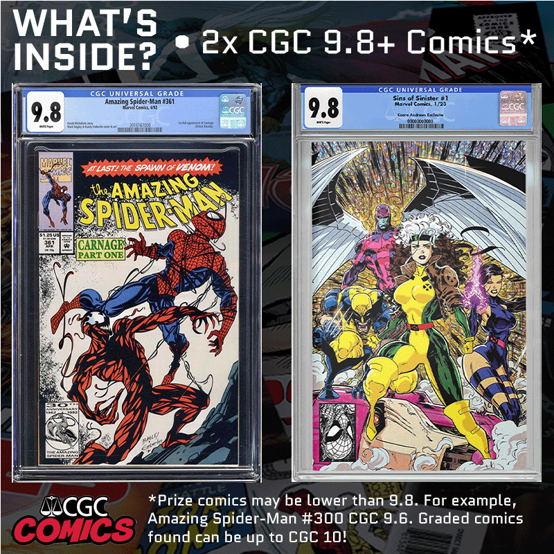 CGC Comics Double Multiplier Box: Unlimited Edition - 2x CGC 9.8 Comics In Every Box