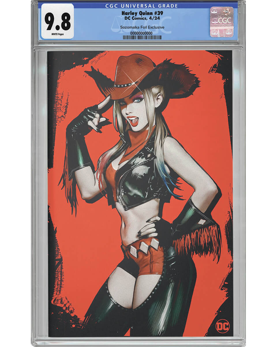 Harley Quinn #39 Sozomaika C2E2 Foil Exclusive CGC 9.8 - Antihero Gallery
