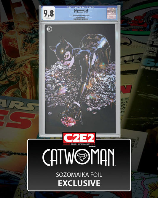 Catwoman #64 Sozomaika C2E2 Foil Exclusive CGC 9.8 - Antihero Gallery
