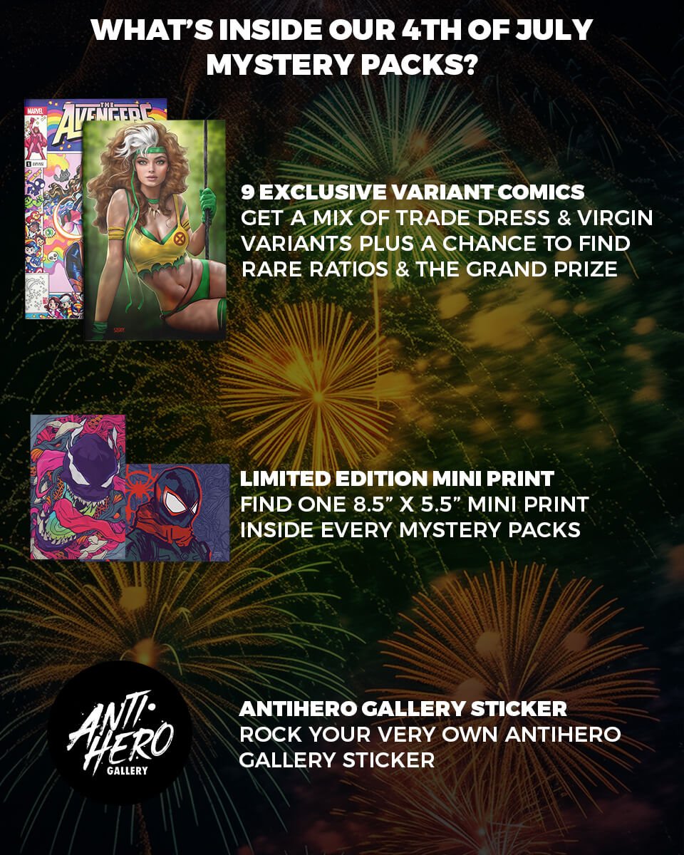 4th of July Mystery Packs - Discover, Collect & Celebrate! - Antihero Gallery