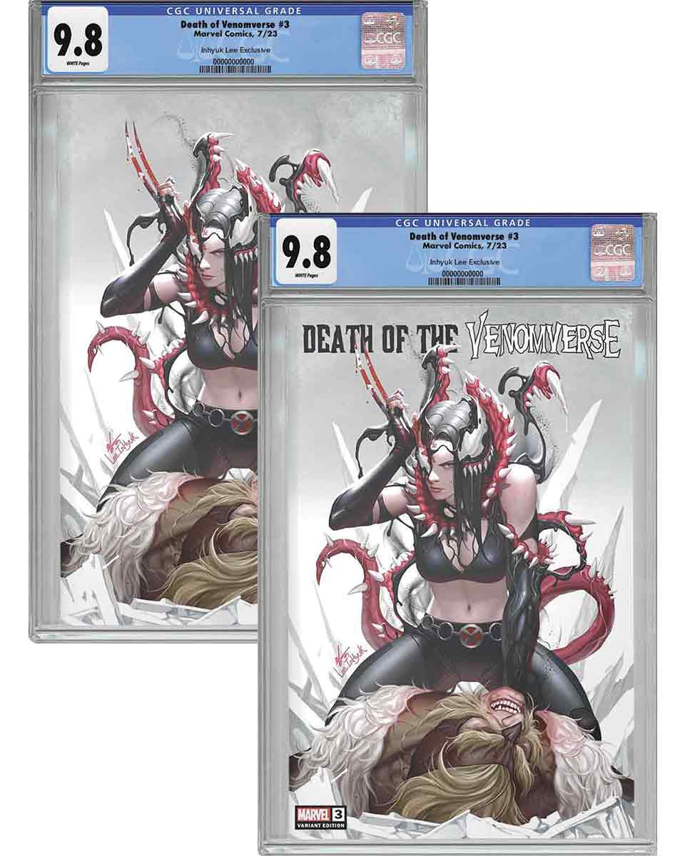Death of Venomverse #3 Inhyuk Lee Exclusive CGC 9.8 - Antihero Gallery