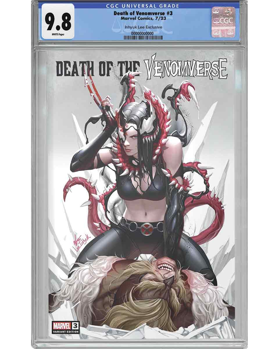 Death of Venomverse #3 Inhyuk Lee Exclusive CGC 9.8 - Antihero Gallery