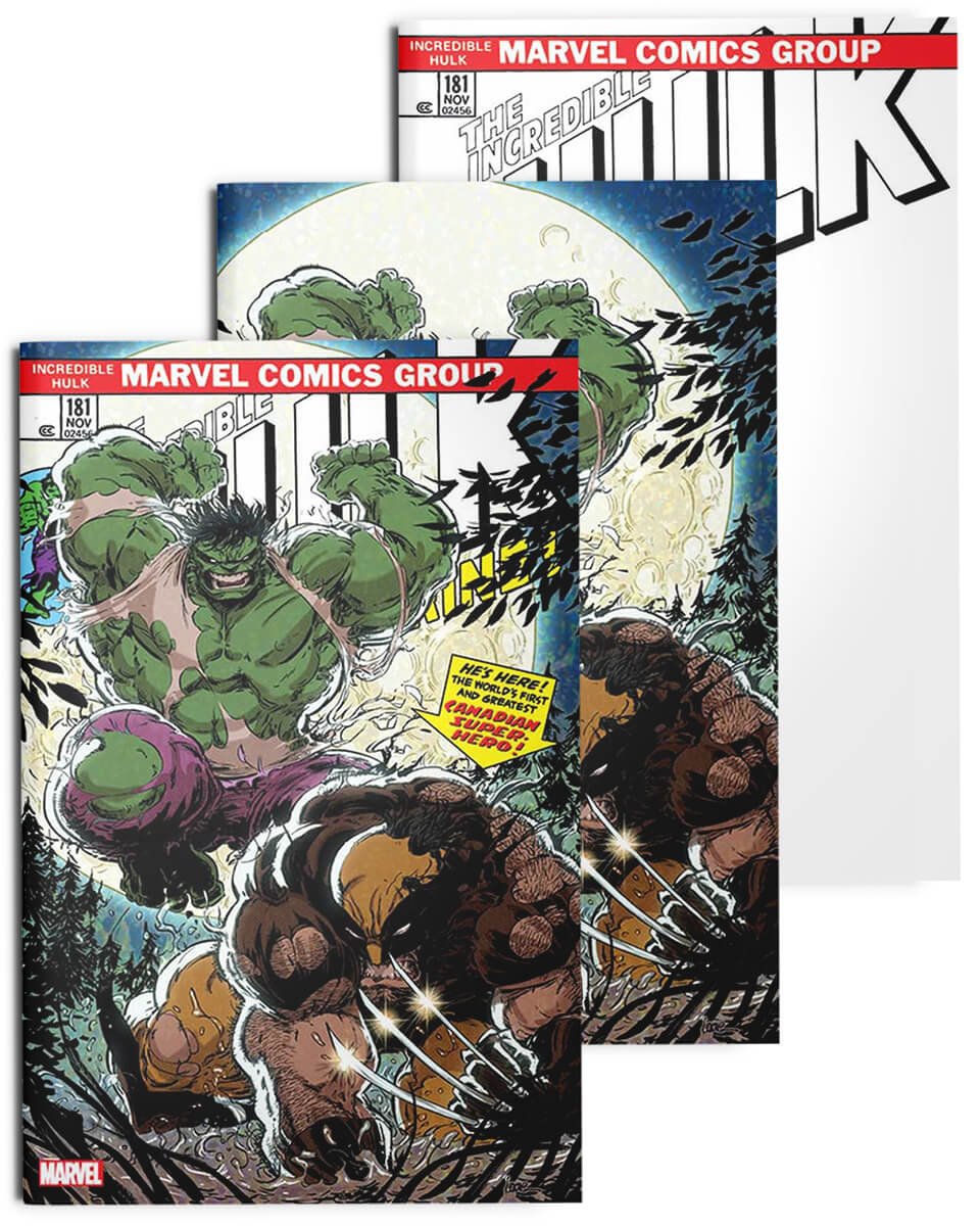 Incredible Hulk #181 Facsimile Edition Kaare Andrews & Blank Sketch Exclusives - Antihero Gallery