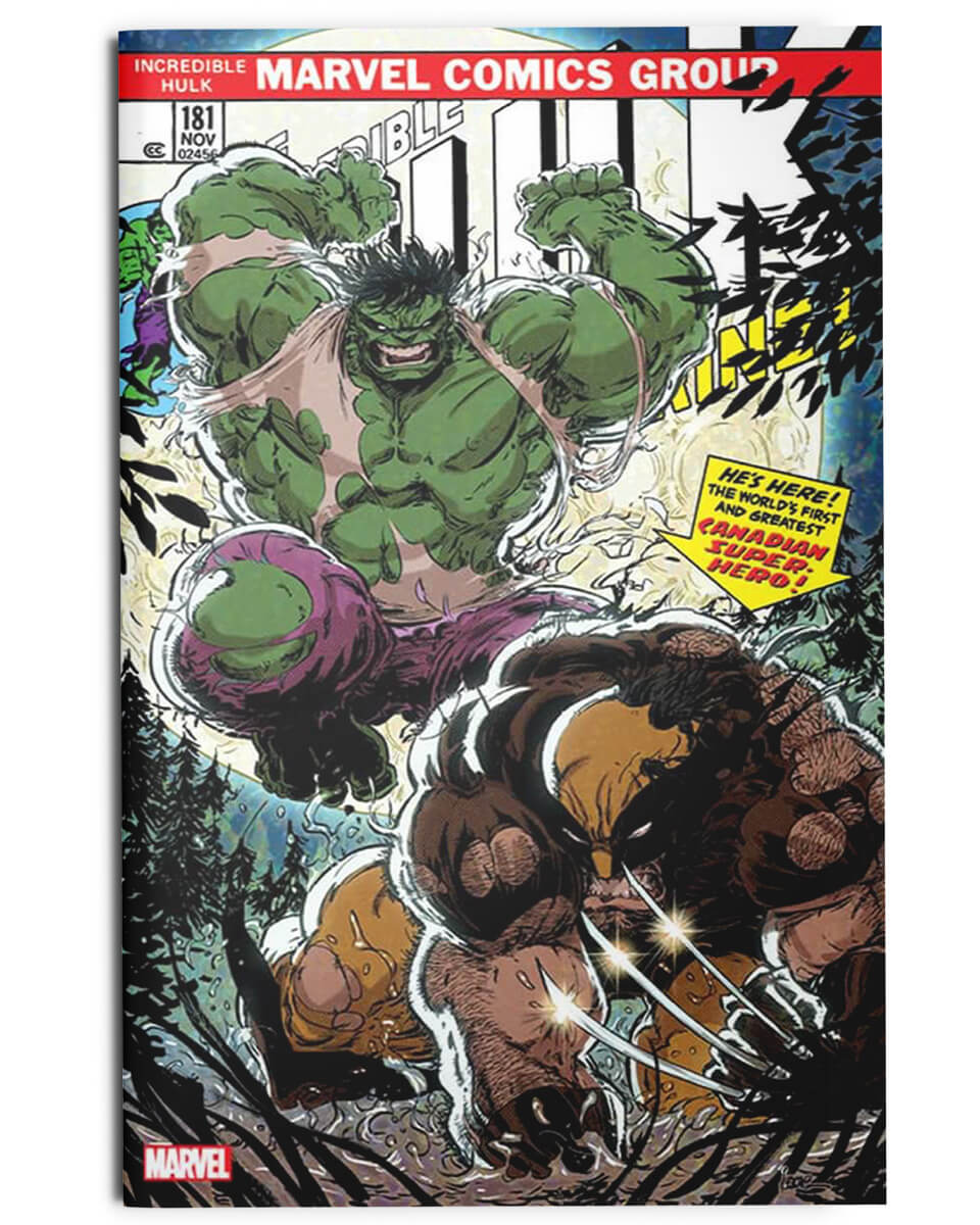 Incredible Hulk #181 Facsimile Edition Kaare Andrews & Blank Sketch Exclusives - Antihero Gallery