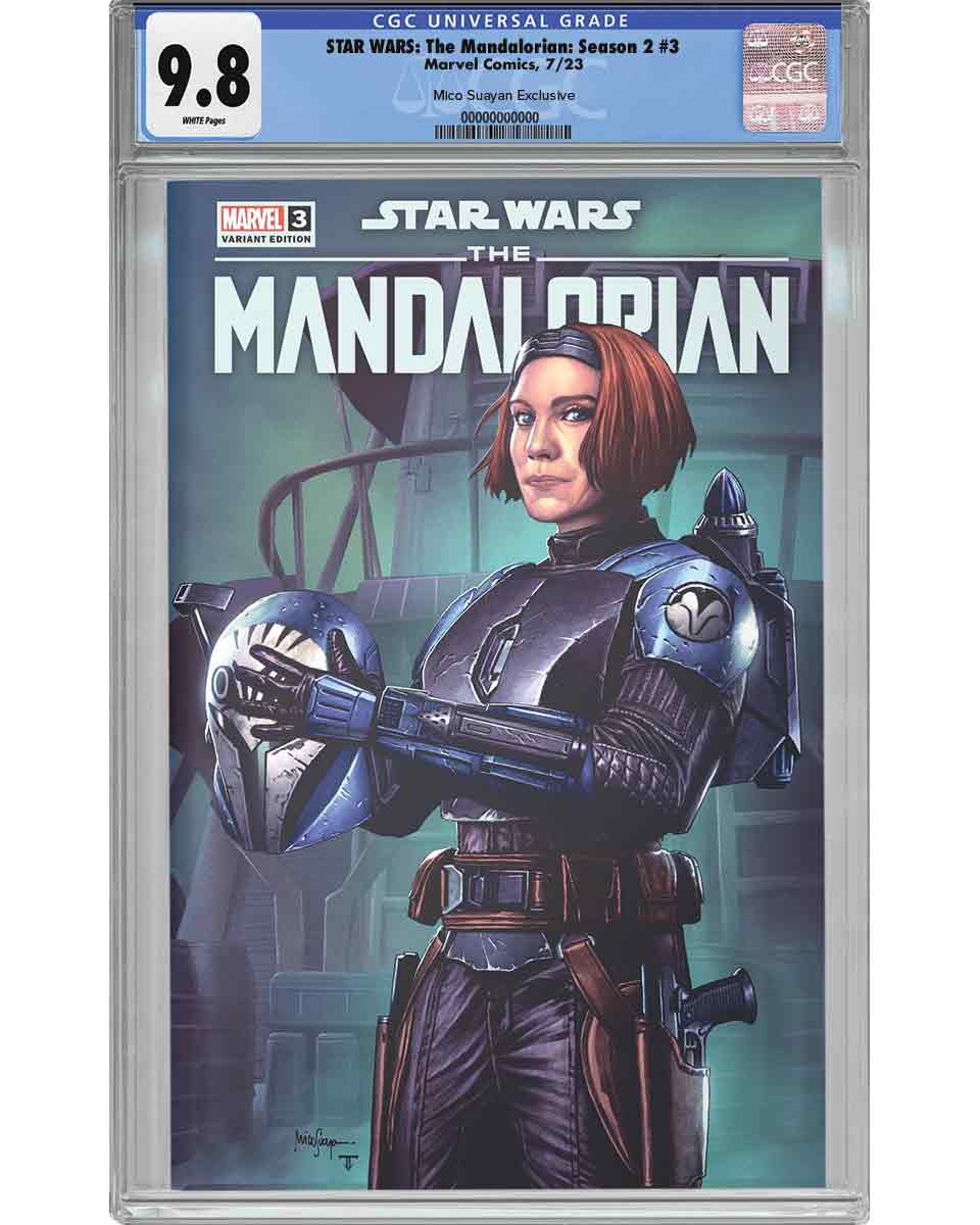 STAR WARS: The Mandalorian: Season 2 | #3 Mico Suayan Exclusive CGC 9.8 - Antihero Gallery