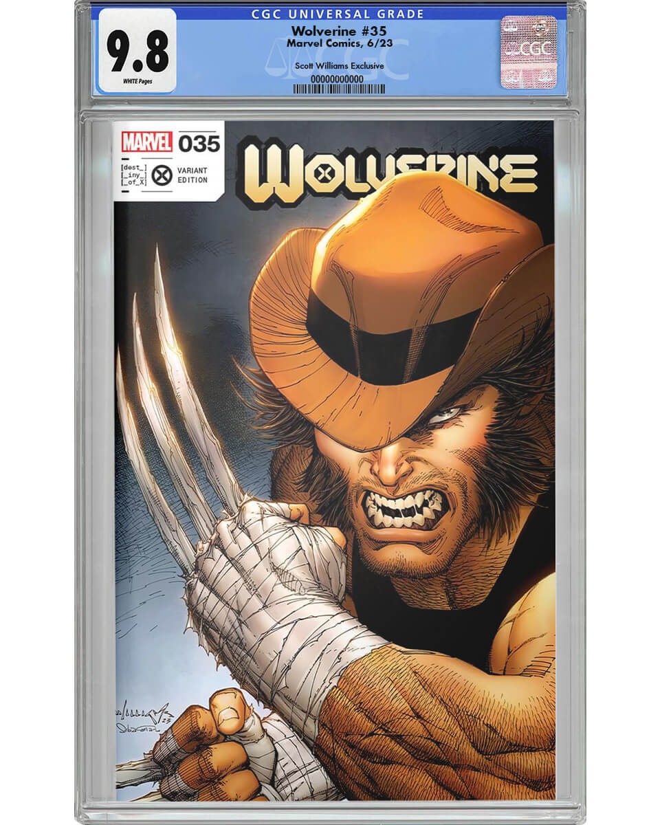 Wolverine #35 Scott Williams Exclusive CGC 9.8 - Antihero Gallery